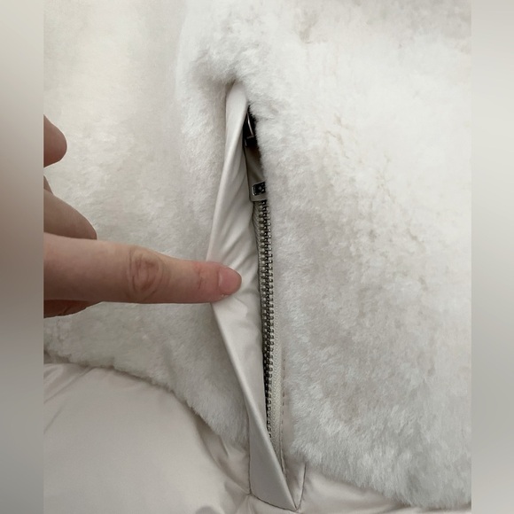 LoveShackFancy X Mark Miller real shearling puffer coat jacket NWT - Picture 5 of 5